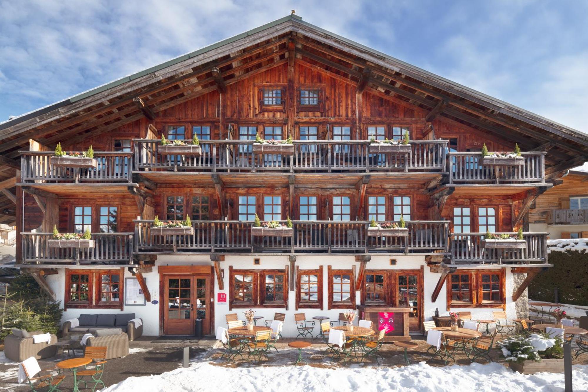 La Ferme Du Golf Hotel Megève Exterior foto