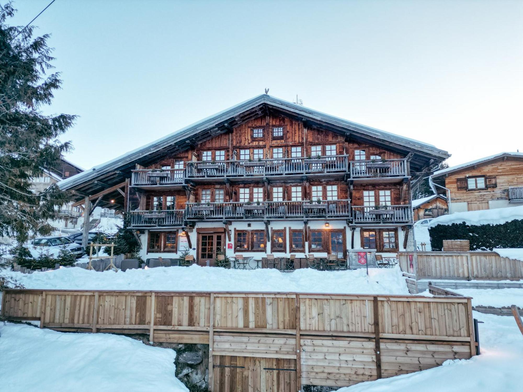 Hotel La Ferme Du Golf Megève Exterior foto