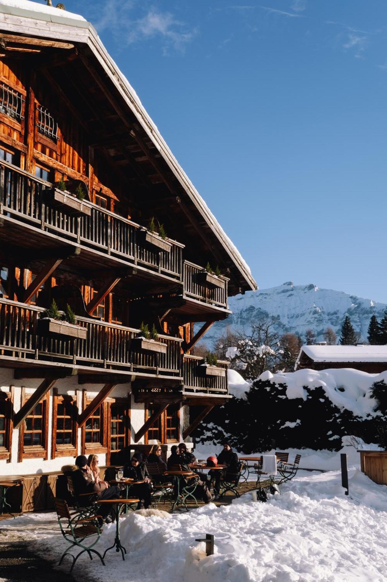 La Ferme Du Golf Hotel Megève Exterior foto